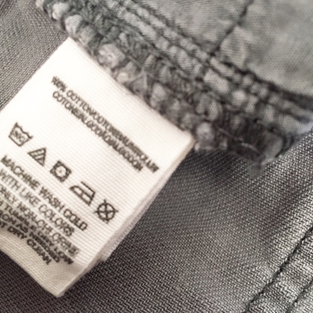 Free People Grey Raw Hem Shorts Size 27 - Picture 9 of 10
